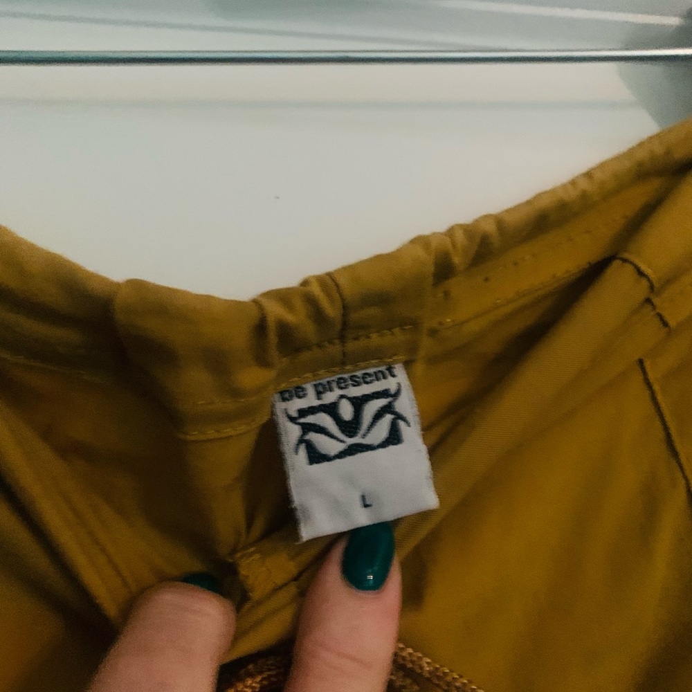 Rare discontinued be present Mustard Wide-Leg Pants - Picture 3 of 8